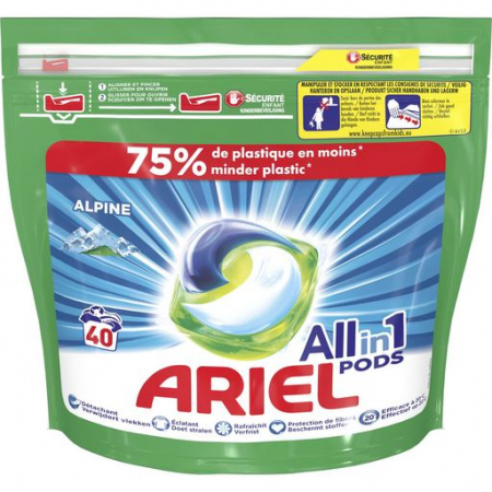 Detergenti rufe - Ariel detergent capsule 45buc alpine