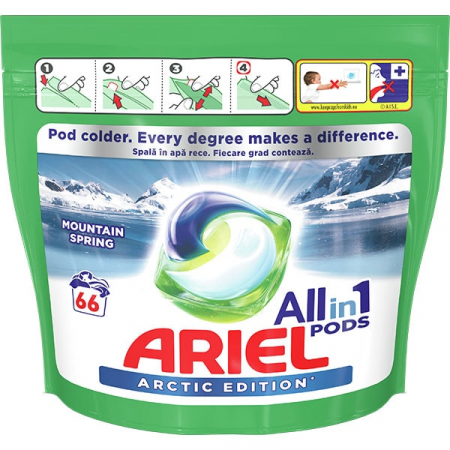 Detergenti rufe - Ariel detergent capsule 66buc allin1 ms