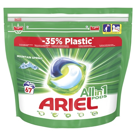 Detergenti rufe - Ariel detergent capsule 67buc 3in1 ms