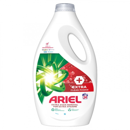 Detergenti rufe - Ariel detergent lichid 1.870ml extra clean 34 spalari
