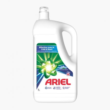 Detergenti rufe - Ariel detergent lichid 4.5l mountain spring 90spalari