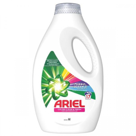 Detergenti rufe - Ariel detergent lichid 850ml color clean fresh 17 spalari