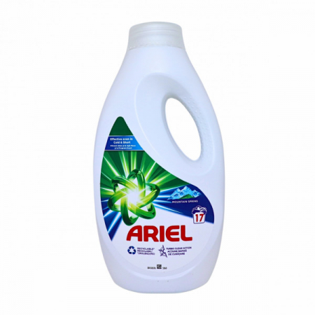 Detergent rufe lichid - Ariel detergent lichid 850ml mountain spring 17 spalari