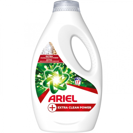 Detergenti rufe - Ariel detergent lichid 935ml extra clean power 17 spalari