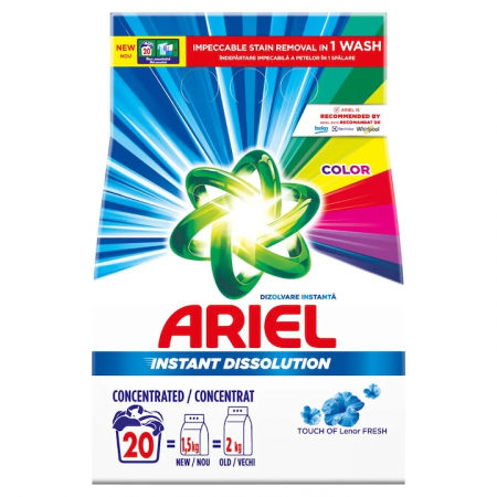 Detergent rufe automat - Ariel detergent rufe automat 1.5kg touch of lenor fresh 20spalari