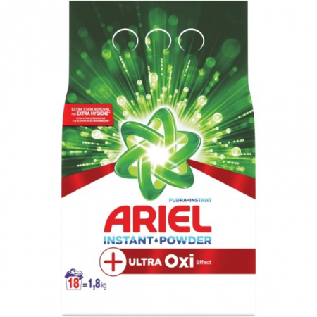 Detergenti rufe - Ariel detergent rufe automat 1.8kg ultra oxi effect 18spalari
