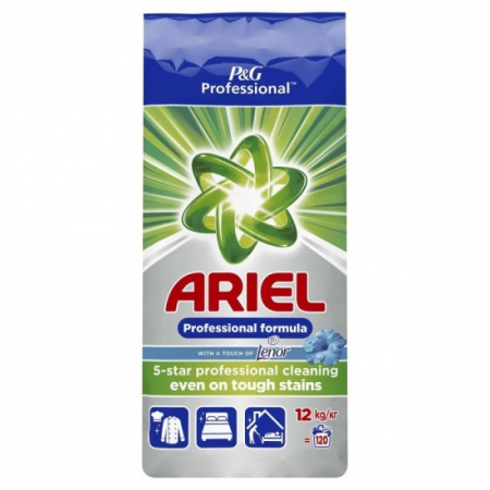 Detergenti rufe - Ariel detergent rufe automat 12 kg lenor profesional formula