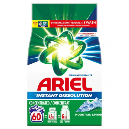 Detergent rufe automat - Ariel detergent rufe automat 4.5kg mountain spring 60spalari