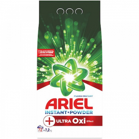 Detergenti rufe - Ariel detergent rufe automat 7.2kg ultra oxi effect 72spalari