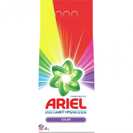 Detergenti rufe - Ariel detergent rufe automat 8kg color 80 spalari