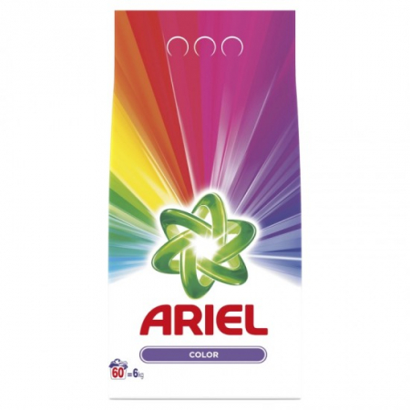 Detergenti rufe - Ariel detetergent rufe automat 6kg color 60 spalari