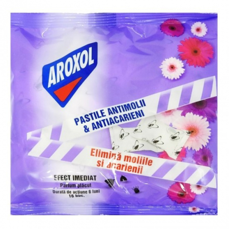 Insecticide - Aroxol antimolii pastile parfumate 16buc 100g