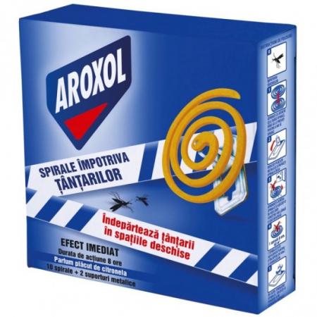 Insecticide - Aroxol antitantari spirale 10buc