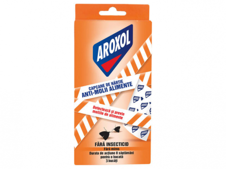 Insecticide - Aroxol capcane hartie antimolii 3buc alimente