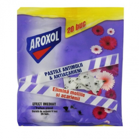 Insecticide - Aroxol pastile 20buc antimolii antiacarieni