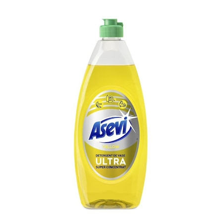 Detergent vase - Asevi detergent vase 650ml ultra concentrat yellow