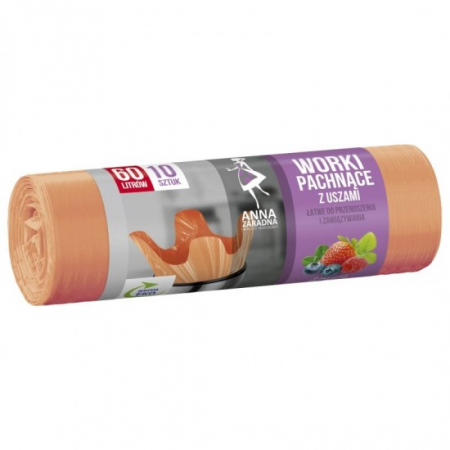 Saci menaj - Az saci menaj hdld somon 60l/10buc cu urechi parfumati