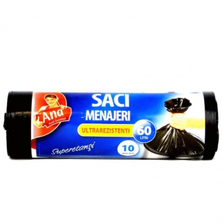 Saci menaj - Az saci menaj ldpe ultrarezistenti 60l 10buc