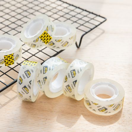 Banda adeziva transparenta Deli 18 mm x 33 m [2]