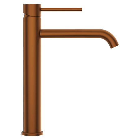 Sanitare - Baterie De Chiuveta, Balneo, Model 2, Corp Din Otel Inoxidabil Aisi 304, Cartus Ceramic De Inalta Calitate, Perlator Standard, Operare Cu Un Singur Maner, 40 mm x 178 mm x 282 mm, Cupru