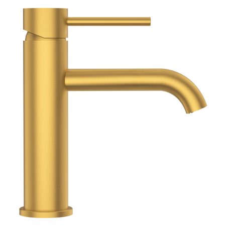 Sanitare - Baterie lavoar Balneo Cascade Model 1, monocomandă, inox AISI 304, finisaj auriu PVD, cartuș ceramic