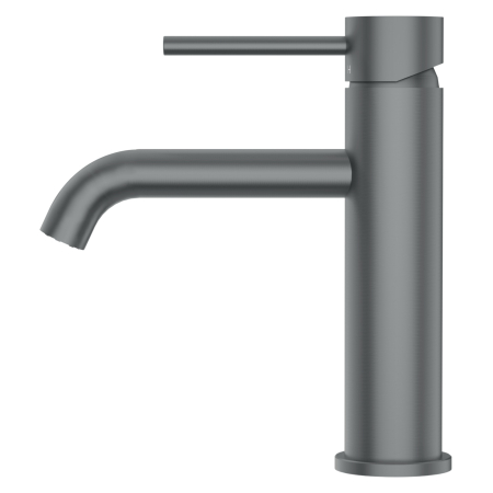 Baterie pentru chiuvetă baie Balneo Model 1, Gun Metal, inox AISI 304, monocomandă, cartuș ceramic [3]