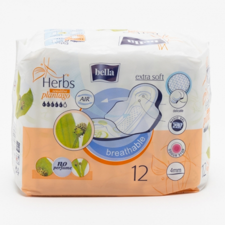 Ingrijirea corpului - Bella absorbante 12buc herbs sensitive plantago