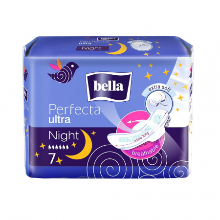 Ingrijirea corpului - Bella absorbante 7buc perfecta ultra night extra soft