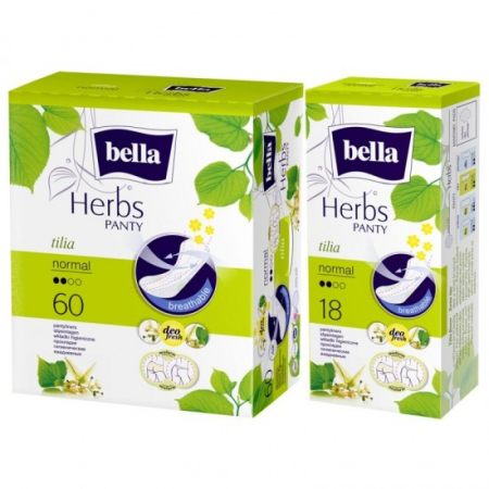 Ingrijirea corpului - Bella panty herbs 60buc tilia