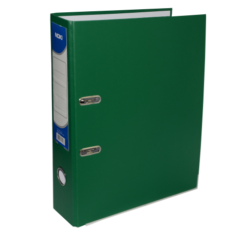 Birotica & Papetarie - Biblioraft plastifiat A4 7.5 cm verde Noki