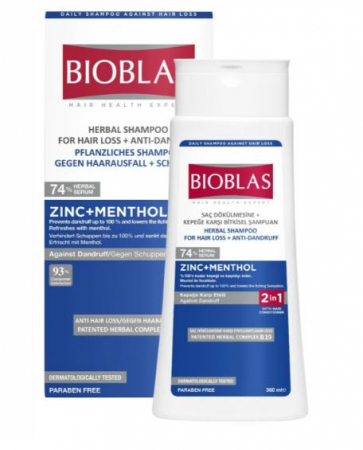 Sampon - Bioblas sampon 360ml anticadere antimatreata zinc pyrithione