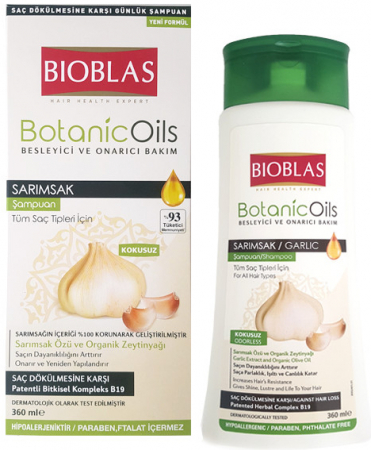 Sampon - Bioblas sampon botanic oils 360ml garlic