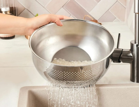 Boluri - Bol cu Sită din Inox – Ø 24 cm - 2 Buc / Set