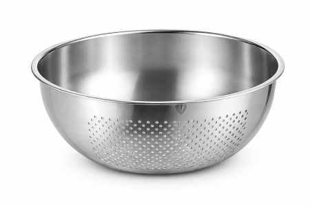 Bol cu Sită din Inox – Ø 24 cm - 2 Buc / Set [1]