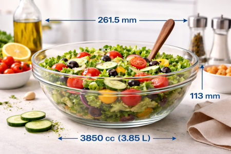 Bol din sticlă termorezistentă CHEFS – 3.85 L [2]