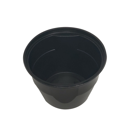 Boluri Unica Folosinta - Bol supă PP 680 ml, negru, 50 buc/set