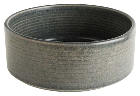 Vase si accesorii bucatarie - Bol Suprapozabil din Portelan Gri Bonna Hornfels 13 cm ( HORRPL13JO ) – Eleganta Naturala si Durabilitate Premium