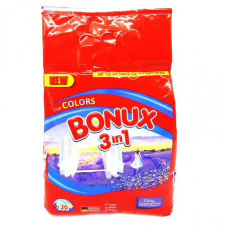 Detergenti rufe - Bonux detergent automat 2kg 3in1 lavanda