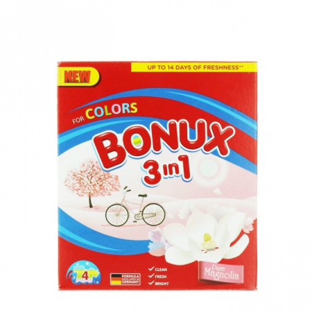 Detergenti rufe - Bonux detergent automat 400g 3in1 magnolia