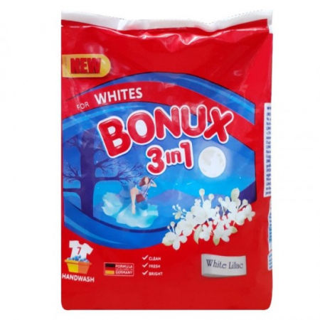 Detergent rufe manual - Bonux detergent manual 400gr 3in1 white liliac