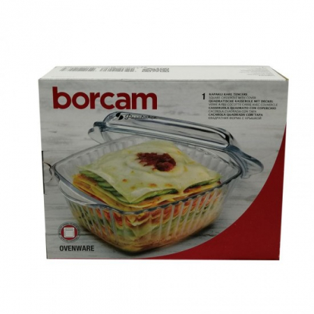 Vase si accesorii bucatarie - Borcam vas termorezistent cu capac 1.17l 59039
