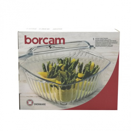 Yena - Borcam vas termorezistent cu capac 2.6l 59049