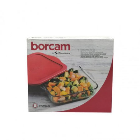 Vase si accesorii bucatarie - Borcam vas termorezistent patrat 1.95l 59034
