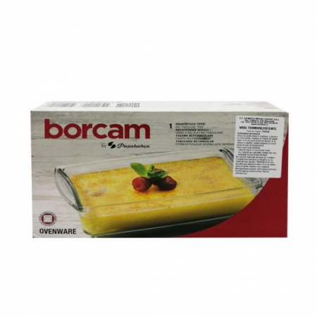 Yena - Borcam vas termorezistent rectangular 1.32l 59864