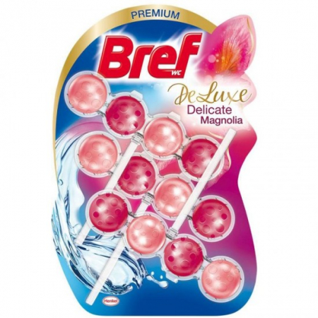 Odorizante wc - Bref deluxe odorizant wc bile3x50g magnolia