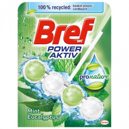 Odorizante - Bref pro nature odorizant wc bile 50g mint eucalyptus