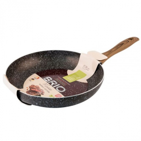 Vase si accesorii bucatarie - Brio mocca tigaie stantata 26cm 102891