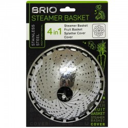 Vase si accesorii bucatarie - Brio strecuratoare de gatit la abur 105971