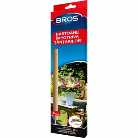 Insecticide - Bros bastoane fumigene impotriva tantarilor 4buc