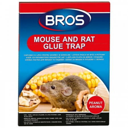 Insecticide - Bros capcana adeziva soareci si sobolani peanut aroma